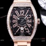 Bust Down Rose Gold Franck Muller Vanguard v45 Watches Quartz